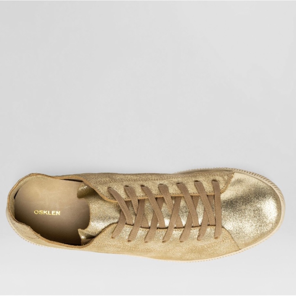OSKLEN - Womens Arpoador Soft Gold Sneakers - US SIZE 9